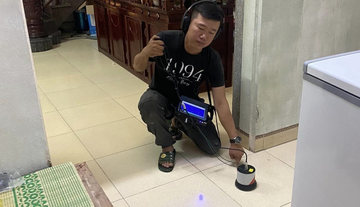 Dịch vụ dò tìm rò rỉ nước cho tòa nhà khu công nghiệp tại Hải Dương